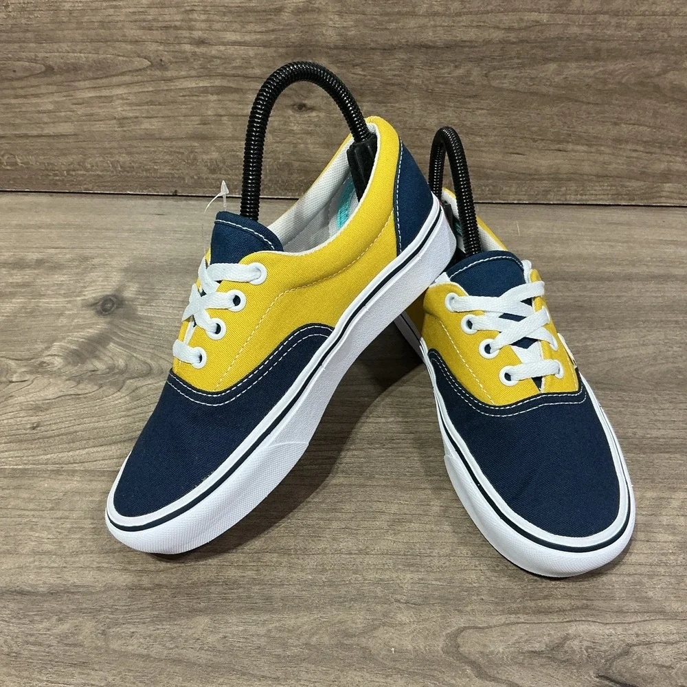 NEW Vans ComfyCush Era Trainers Shoes Blue Yellow VN0A3WM9VNO US Womens Size 5